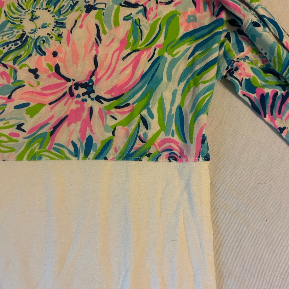 Lilly Pulitzer Multicolor Floral Long Sleeve Top - Picture 3 of 6